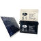 태양 UPS 시스템을 위한 딥 사이클 12v 납축전지 전압 200ah 태양 전지 F14 단말기